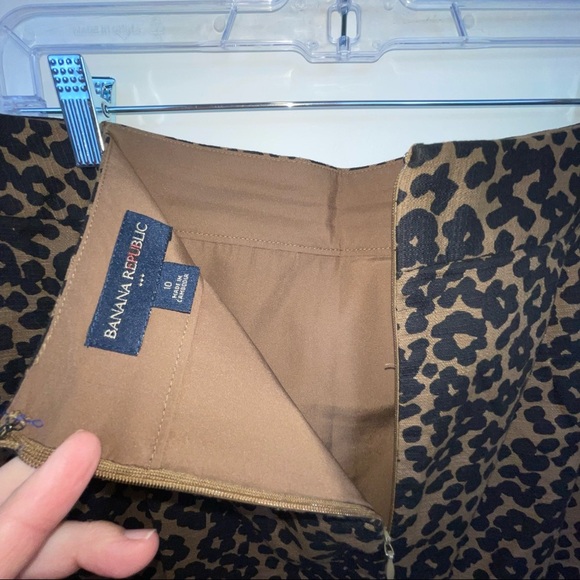 Banana Republic Pencil Skirt Cheetah Animal Print 10 - Picture 8 of 14